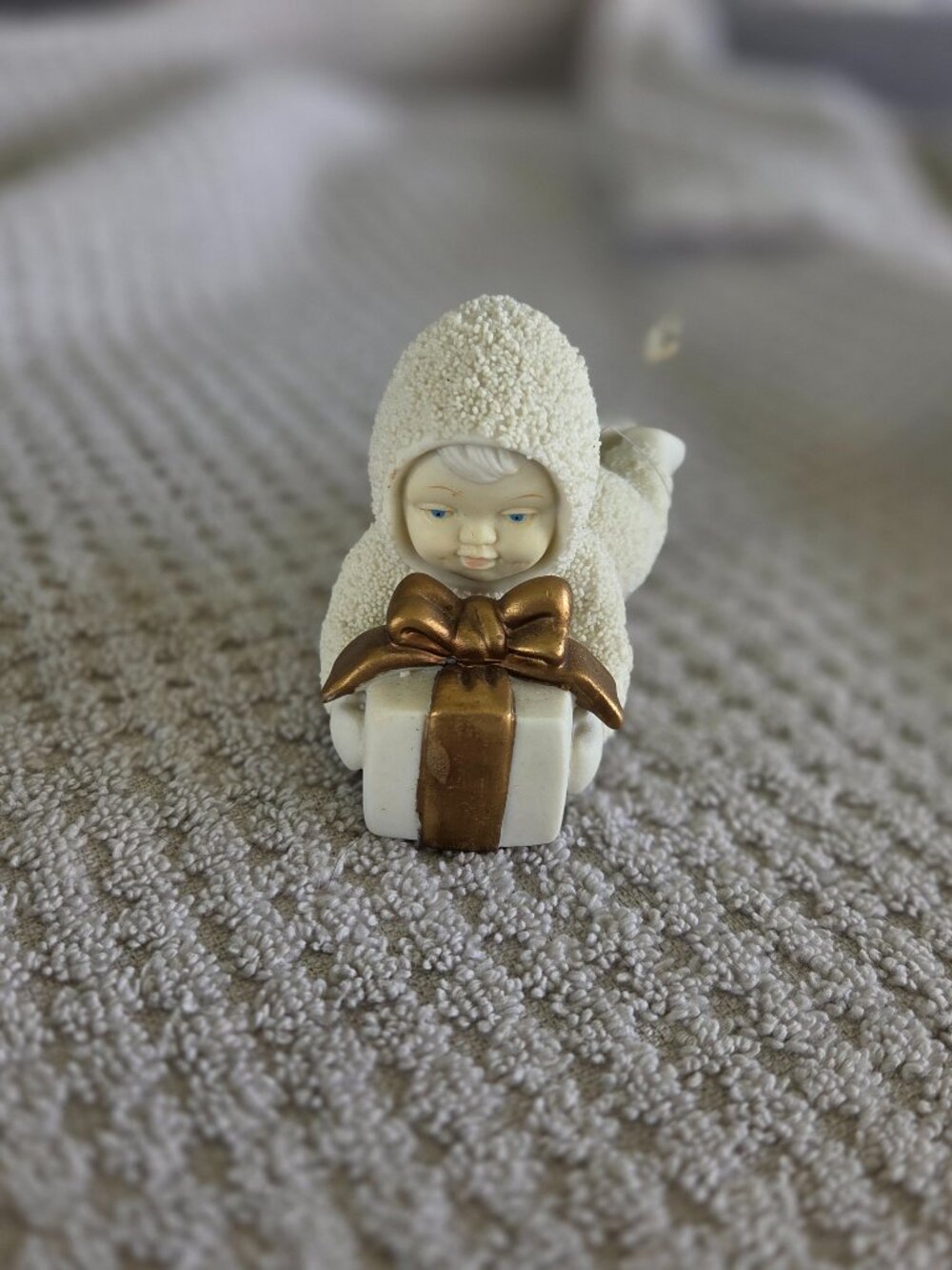 Snowbabies "Overnight Delivery" Bisque Porcelain 4.5 Inches NWOT